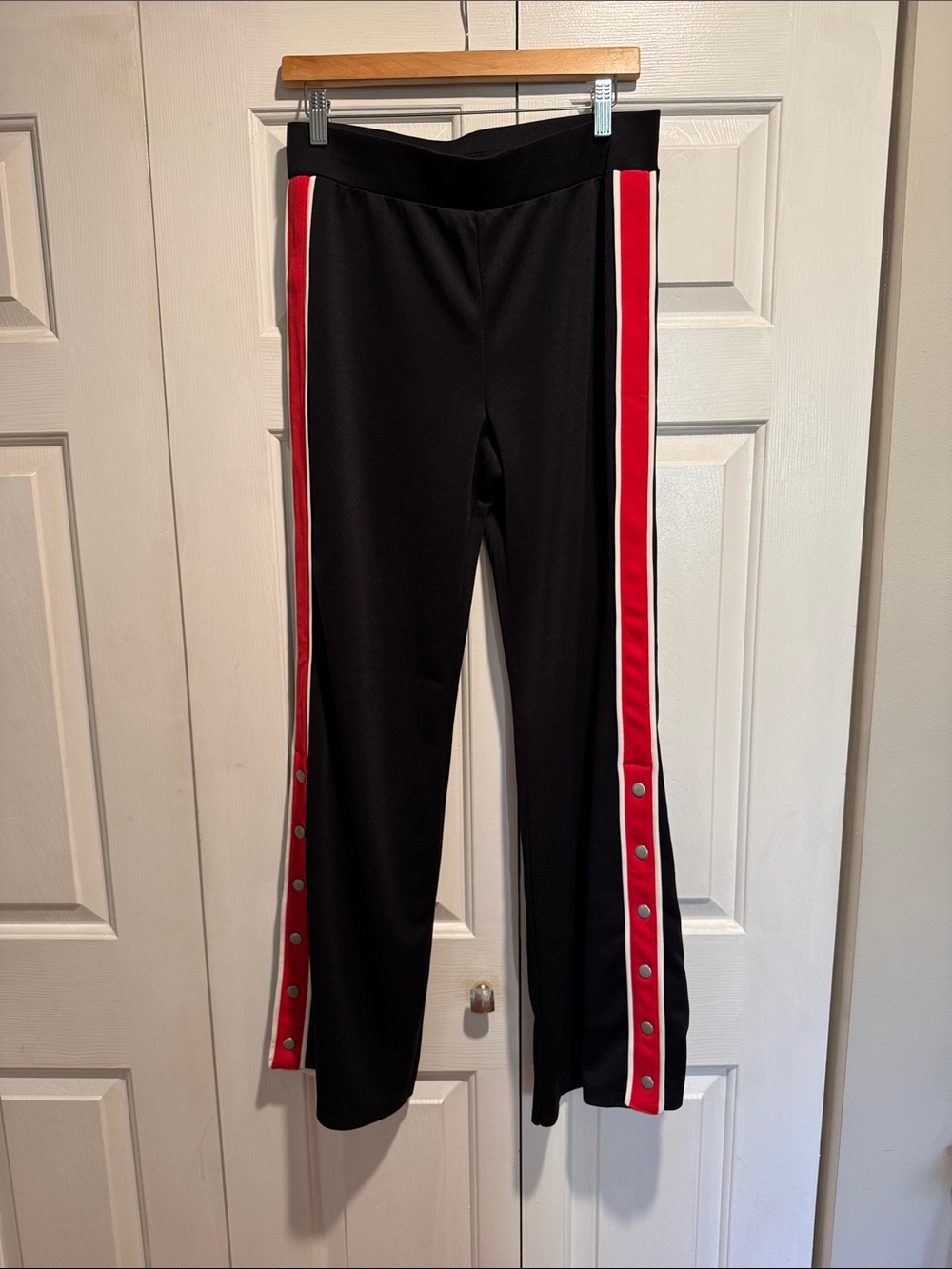 Express Women’s Track Pants with Red Side Stripe